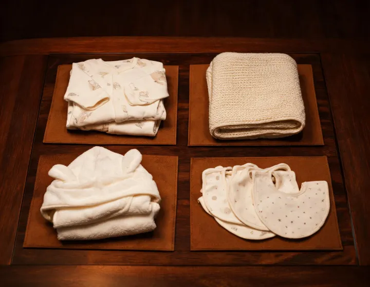 Buying guide dashboard for baby textile stages