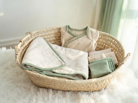 Newborn swaddle and tiny bodysuit